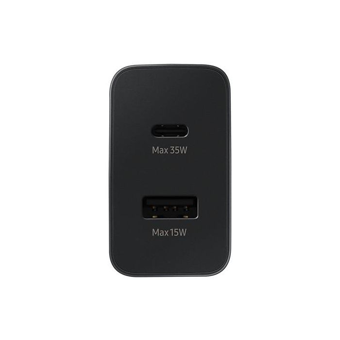 Samsung EP-TA220NBEGEU Cargador de Pared Rápido USB-C 35W Power Delivery 3.0 Negro compatible con Smartphones, Tablets y Portátiles 2 Samsung EP-TA220NBEGEU Cargador de Pared Rápido USB-C 35W Power Delivery 3.0 Negro compatible con Smartphones, Tablets y Portátiles 2