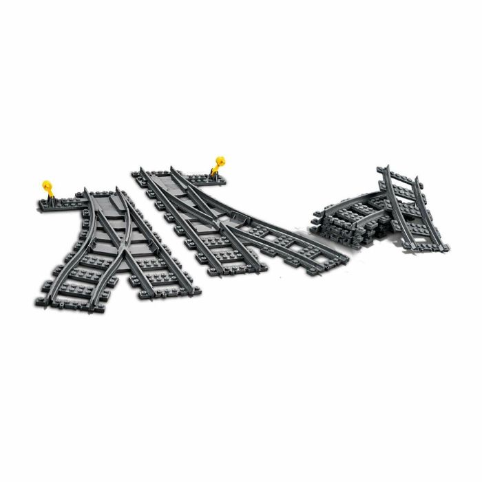 LEGO 60238 City Conjunto de Rieles de Tren y Desvíos. Incluye 4 Curvos, 1 Desvío Derecho y 1 Izquierdo. Compatible con todos los conjuntos LEGO City. 5 LEGO 60238 City Conjunto de Rieles de Tren y Desvíos. Incluye 4 Curvos, 1 Desvío Derecho y 1 Izquierdo. Compatible con todos los conjuntos LEGO City. 5