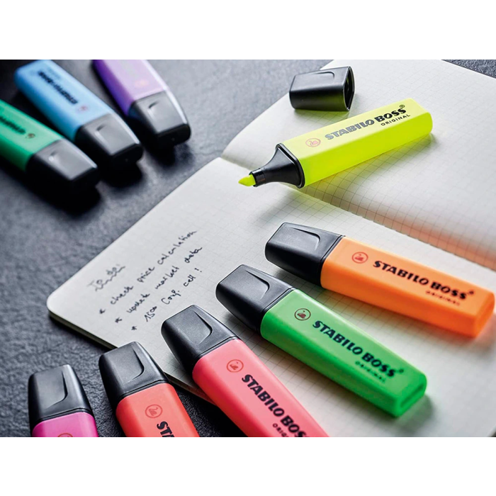 Stabilo Boss Original Marcador Fluorescente Amarillo Blíster 4 Ud 2