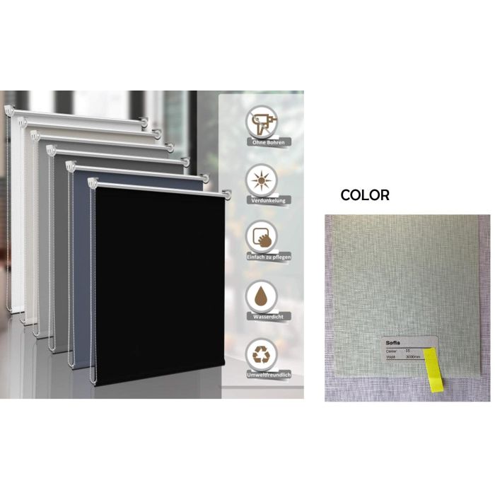 DKD Home Decor Estor Básico Verde 190 x 120 cm 2