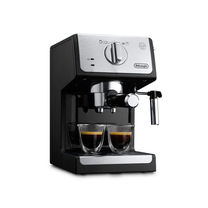 Delonghi Cafetera Espresso de Bomba ECP33.21.BK - 15 Bares - Negro / Plata 3