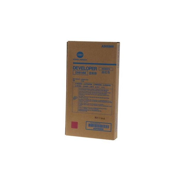 Konica-Minolta Revelador Magenta K Press para C1060, C1060 L, C1070, C1070P, C2060, C3080, C3070, C2060 L, C3080P, C2070, C3080, C2070P, C4065, C4070, C4080, C71 - DV-614M