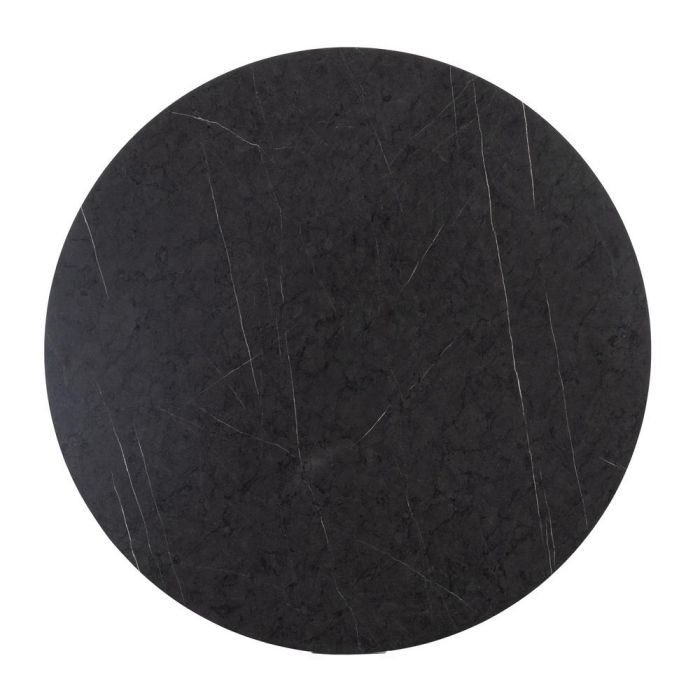 Mesa Comedor Negro Dm-Metal 100 X 100 X 75 cm