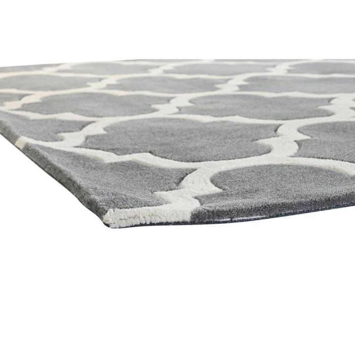 Alfombra DKD Home Decor 160 x 230 x 2 cm Gris Poliéster Étnico 2