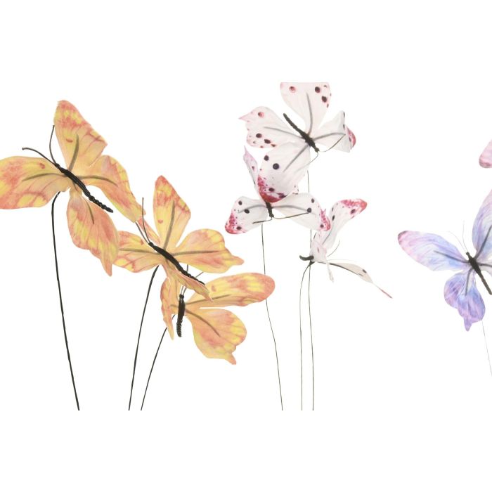 Rama Shabby DKD Home Decor Azul Amarillo 24 x 83 x 24 cm (24 Unidades) 1