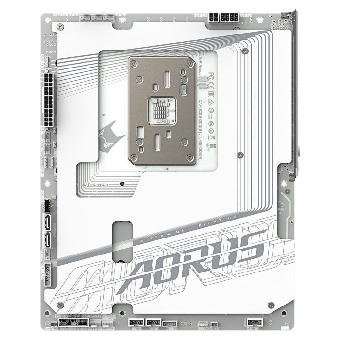 Gigabyte GA-B850 AORUS STEALTH ICE Placa Base ATX AM5 DDR5 Wi-Fi 7 LAN 5GbE Zócalo AM5 para AMD Ryzen Serie 9000 VRM Digital 2