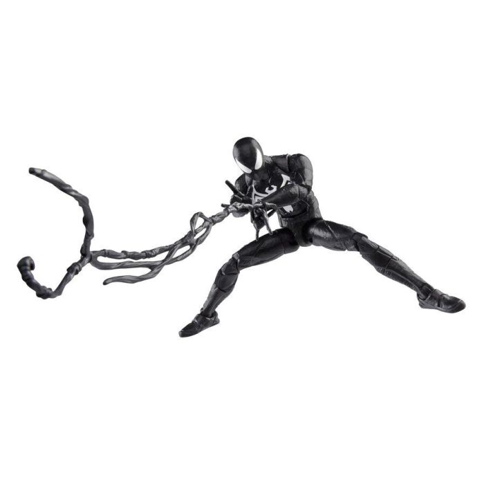 Hasbro Marvel Legends Series Spider-Man Peter Parker Traje Negro Videojuego Spider-Man 2 Figura de Acción 15 cm Articulada + 5 Accesorios 3
