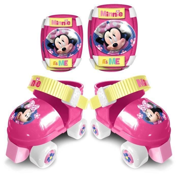 DISNEY MINNIE Set patines + coderas + rodilleras DISNEY MINNIE Set patines + coderas + rodilleras