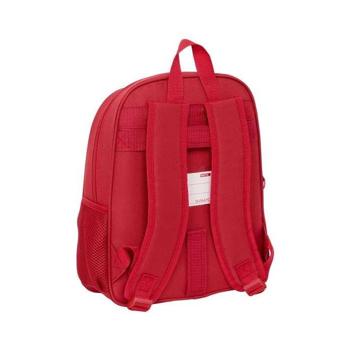 Safta Mochila Infantil Adaptable a Carro Resistente al Agua Sevilla FC 28x34x10 cm 1