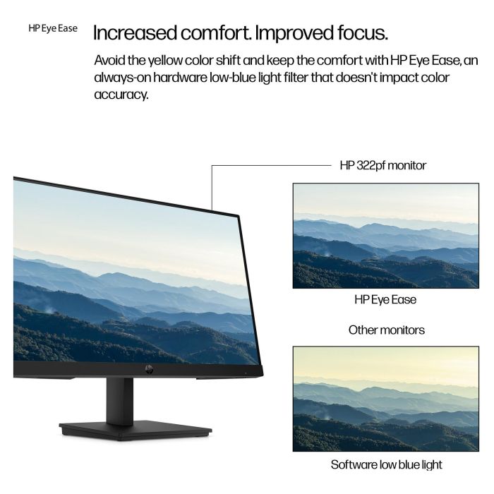 HP Monitor 9U5B0UT 21.5 pulgadas FHD IPS 100Hz Antirreflectante