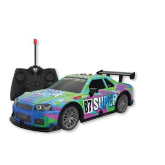 Coche Radio Control Lumi Azul Verde 1:22 20 x 8 x 6 cm 1 Coche Radio Control Lumi Azul Verde 1:22 20 x 8 x 6 cm 1