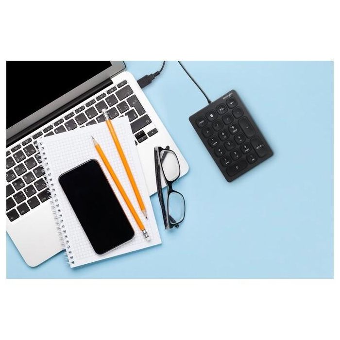 Kensington Teclado Numérico con Cable USB-A, Delgado, Teclas de Tijera, Compatible Windows/Mac/Chrome OS, Color Negro 5