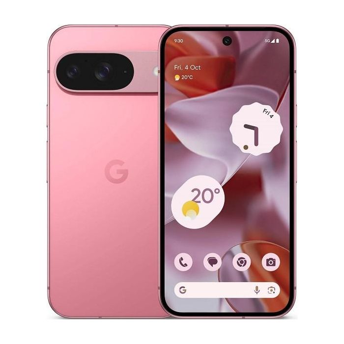 Google Pixel 9 12+128Gb Ds 5G Rose Oem - Smartphone 5G Rosa con 12GB RAM y 128GB Almacenamiento
