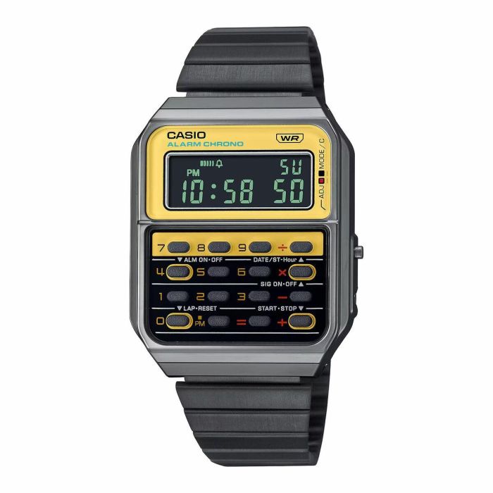 Reloj Hombre Casio CA-500WEGG-9BEF Negro (Ø 34 mm)