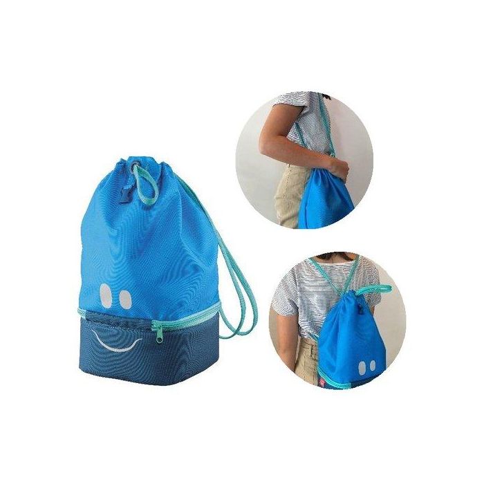 Maped Mochila Porta Alimento Kids Concept Azul 872303 - Isotérmica, 4 Formas de Llevar, Poliéster, PEVA, 9.3L