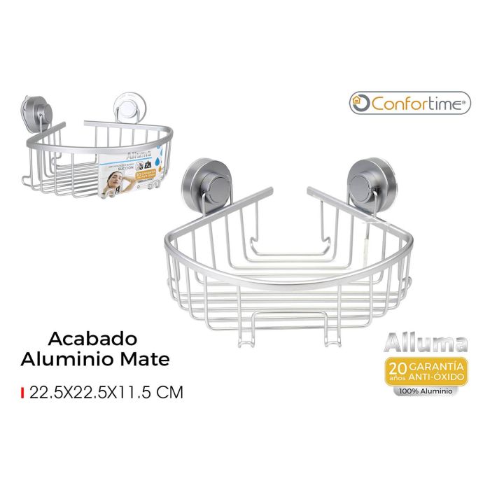 Organizador de baño con succión Alluma Confortime (6 Unidades) Organizador de baño con succión Alluma Confortime (6 Unidades)