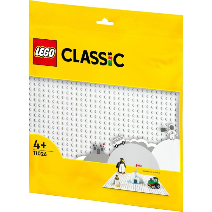 LEGO 11026 Classic Placa de Construcción Blanca 32x32 Base para construir, ensamblar y exhibir 3