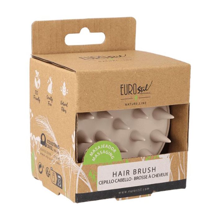 EUROSTIL Cepillo masajeador de goma para cabello EUROSTIL Cepillo masajeador de goma para cabello