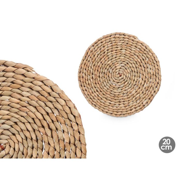 Salvamantel Kinvara 20x20 cm, fibra natural de maíz, color natural (36 Unidades) Salvamantel Kinvara 20x20 cm, fibra natural de maíz, color natural (36 Unidades)