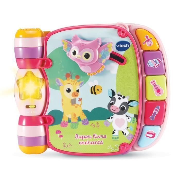 VTECH BABY - Libro Super Encantado de Gatitos Bebé - Rosa