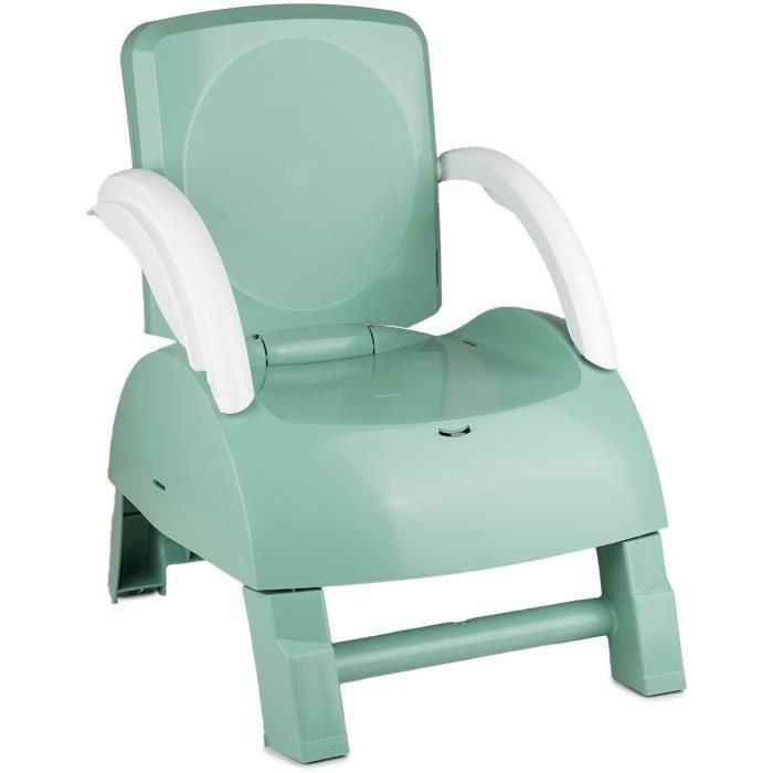 Asiento elevador - THERMOBABY - GUSTO 2 en 1 - Verde salvia - Escalable y transportable 1 Asiento elevador - THERMOBABY - GUSTO 2 en 1 - Verde salvia - Escalable y transportable 1