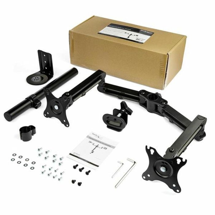 Soporte de Mesa para Pantalla Startech ARMDUAL3 Negro 2 Soporte de Mesa para Pantalla Startech ARMDUAL3 Negro 2