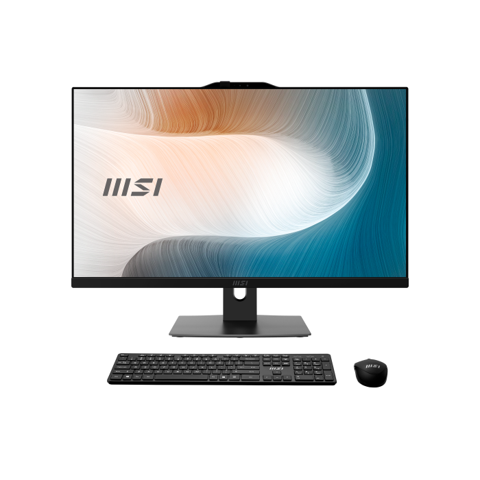 MSI AM272P 1M-893ES Todo en Uno 27" FHD IPS Intel i5-120U 16GB RAM 512GB SSD Iris Xe Graphics Windows 11 Pro Negro