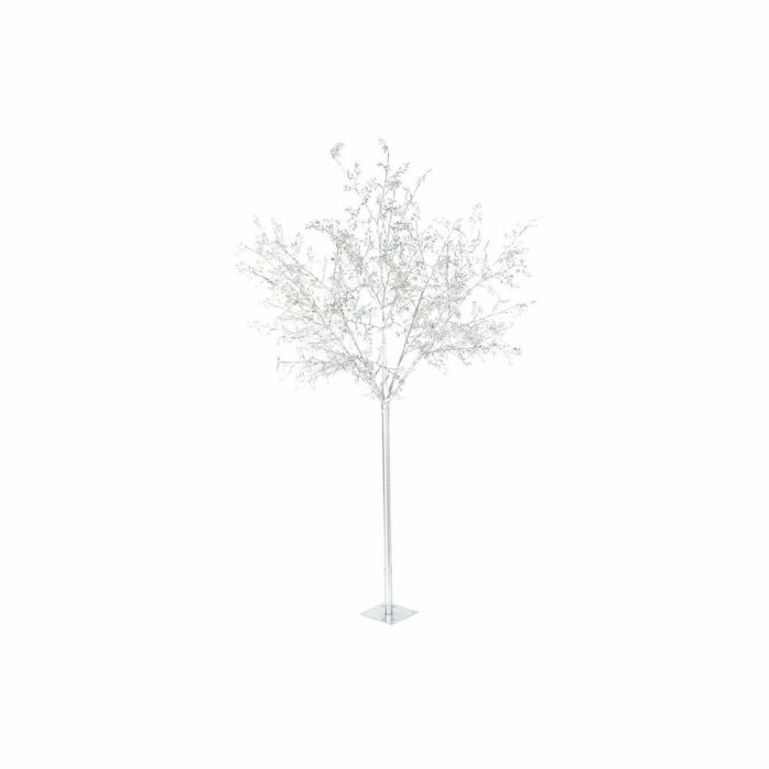 Árbol de Navidad DKD Home Decor Blanco Plateado Metal Plástico 120 x 120 x 220 cm