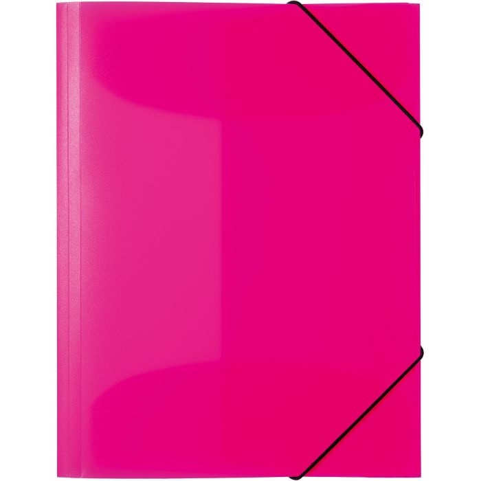 HERMA Carpeta de Colección A4 neon pink de Polipropileno, pack de 3