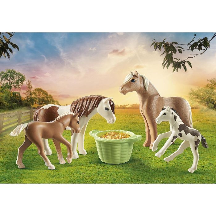 Playmobil 71000 Set de Figuras de Animales: 2 Ponis Islandeses con Potro. Juguete de Construcción y Rol para Niños y Niñas +4 años 1 Playmobil 71000 Set de Figuras de Animales: 2 Ponis Islandeses con Potro. Juguete de Construcción y Rol para Niños y Niñas +4 años 1
