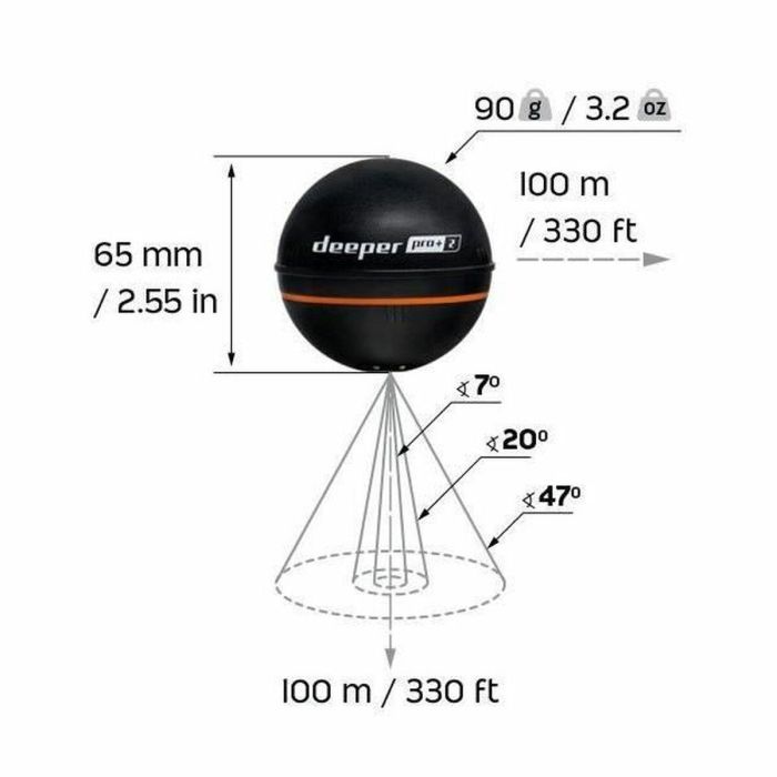 Deeper Pro+ V2 Sonda Portátil 1