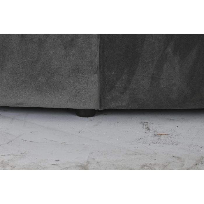 DKD Home Decor Descalzadora Scandi Gris Poliéster MDF 53 x 46.5 x 125 cm 3