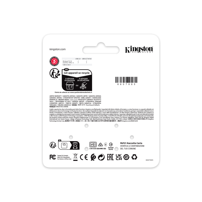 Memoria USB Kingston DataTraveler SE9 G3 USB 3.2 64 GB Negro 4