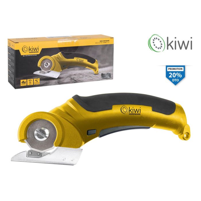 Kiwi Mini Cortador Eléctrico de 240 RPM con Conexión USB, Medidas 7x10x23 cm y Peso 2.20 kg (4 Unidades) 0 Kiwi Mini Cortador Eléctrico de 240 RPM con Conexión USB, Medidas 7x10x23 cm y Peso 2.20 kg (4 Unidades) 0