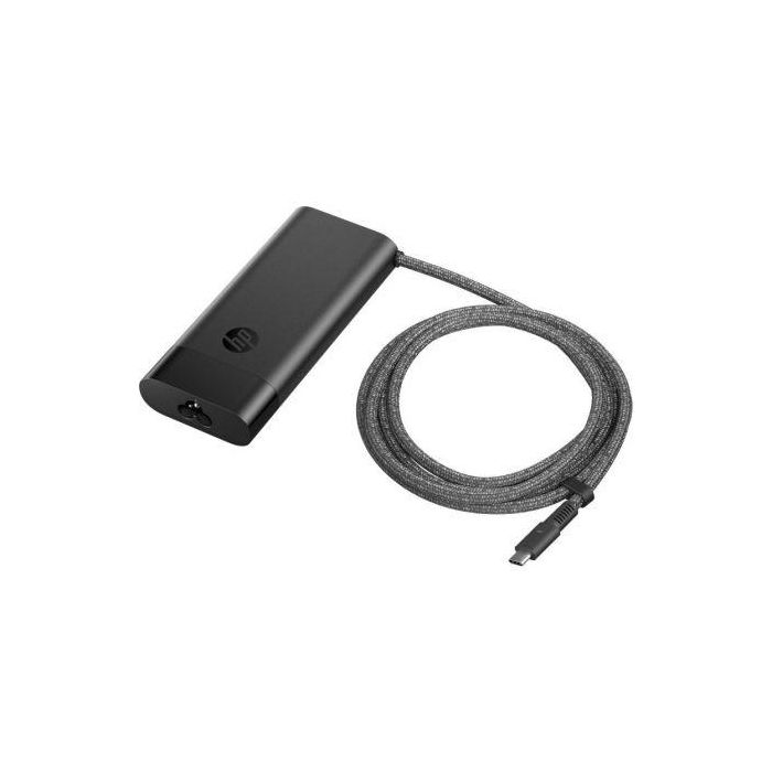HP 110W Cargador USB-C de 100W y Puerto USB-A de 10W para Portátiles. Carga Simultánea de Laptop, Teléfonos y Tablets. Solución Dual. 2