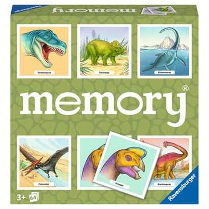 Ravensburger Memory Dinosaurios 20924 Juego de Memoria Infantil +3 Años