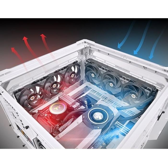 120mm Thermaltake GT12 PC Cooling Fan TT Premium Edition Black - 1 Pack 4 120mm Thermaltake GT12 PC Cooling Fan TT Premium Edition Black - 1 Pack 4