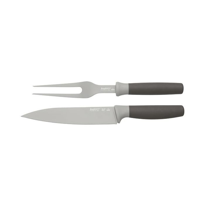 Berghoff 3950095 Set Trinchar 2 Piezas Cuchillo Tenedor Mango Suave 0 Berghoff 3950095 Set Trinchar 2 Piezas Cuchillo Tenedor Mango Suave 0