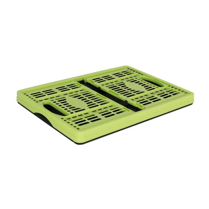 Tontarelli Caja Plegable 32L - 47.5 cm x 35 cm x 23.6 cm Verde/Negro Voila (10 Unidades)