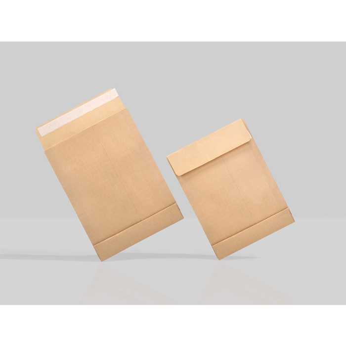 Liderpapel Bolsa Fuelle Kraft Armado 280x365x50mm Solapa Tira Silicona 155gr Caja 50 Unidades 9