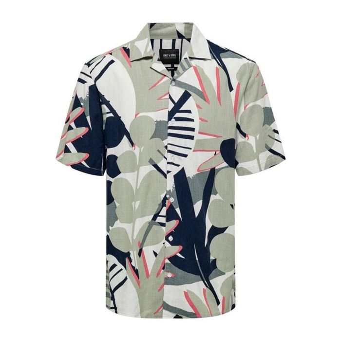Camisa Only & Sons Onsbertil Reg Visc Linen Casual Manga corta 0 Camisa Only & Sons Onsbertil Reg Visc Linen Casual Manga corta 0