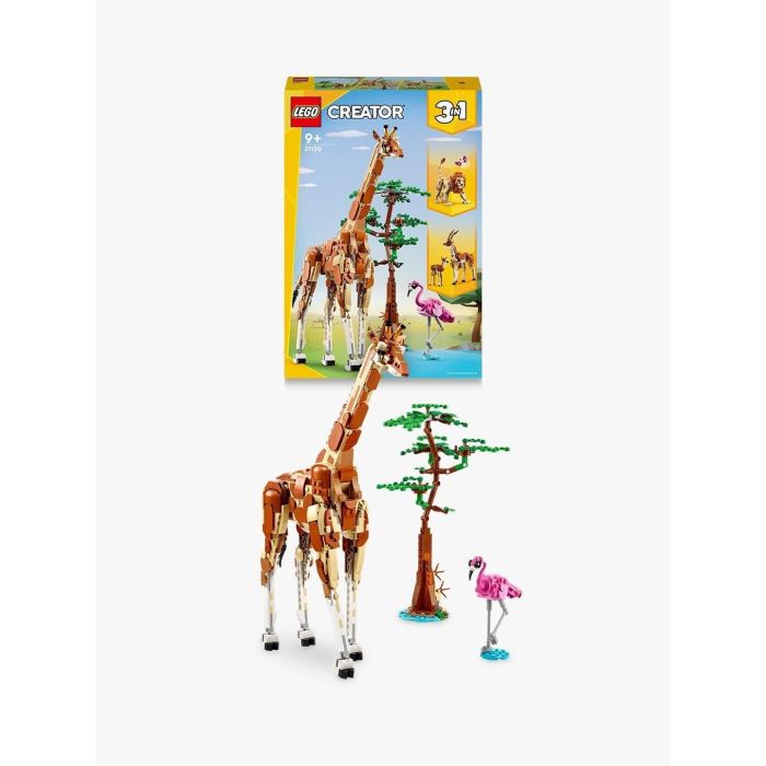 LEGO 31150 Creator 3en1 Safari Animales Salvajes, Juguete con Figuras: Jirafa, Gacelas y León 2 LEGO 31150 Creator 3en1 Safari Animales Salvajes, Juguete con Figuras: Jirafa, Gacelas y León 2