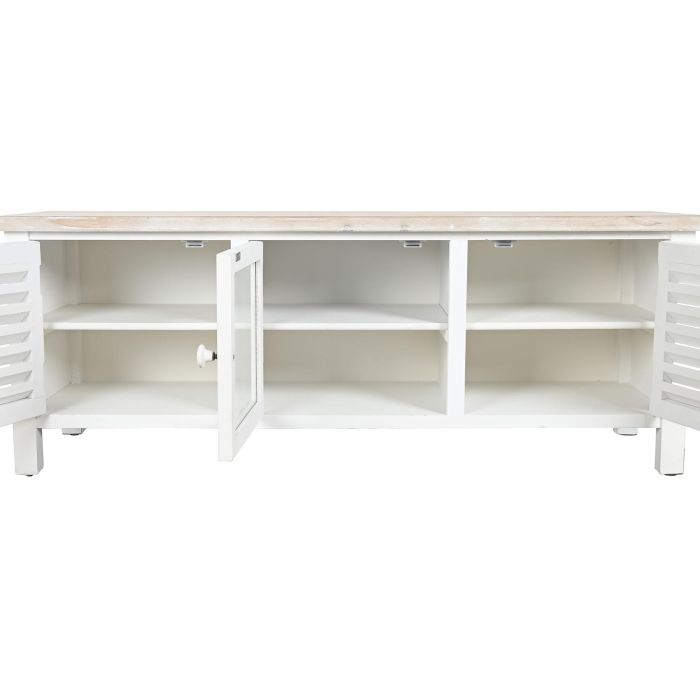 Mueble de TV DKD Home Decor Abeto Blanco Madera MDF 120 x 40 x 45 cm 3