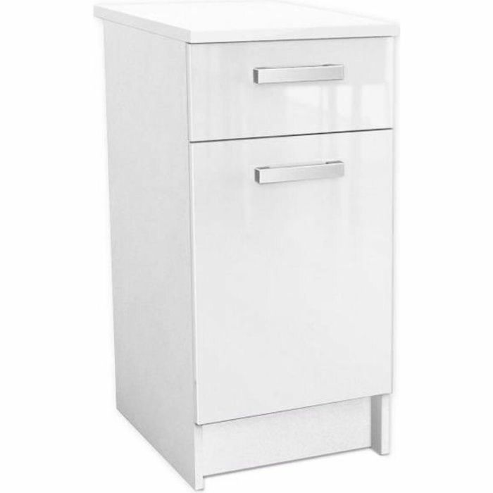 START Mueble bajo de cocina L 40 cm - Blanco brillante