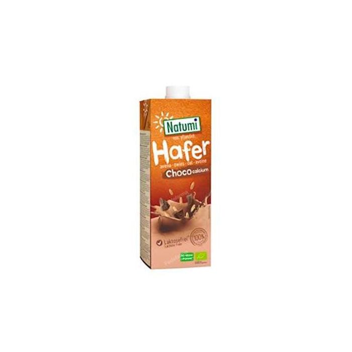 NATUMI Bebida Vegetal de Avena y Chocolate 1 Litro Pack 8 Unidades Bio Vegan