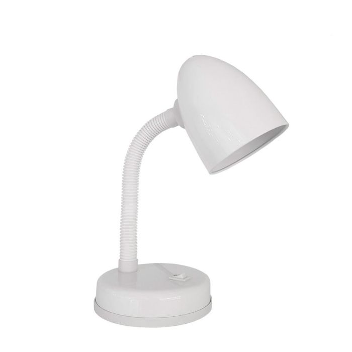 Edm Flexo de Sobremesa Modelo Amsterdam E27 60W Color Blanco 0 Edm Flexo de Sobremesa Modelo Amsterdam E27 60W Color Blanco 0
