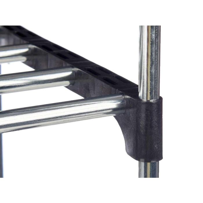 Zapatero 4 Alturas 4 Barras Estantes Negro Kipit 76X58CM (6 Unidades) 3 Zapatero 4 Alturas 4 Barras Estantes Negro Kipit 76X58CM (6 Unidades) 3