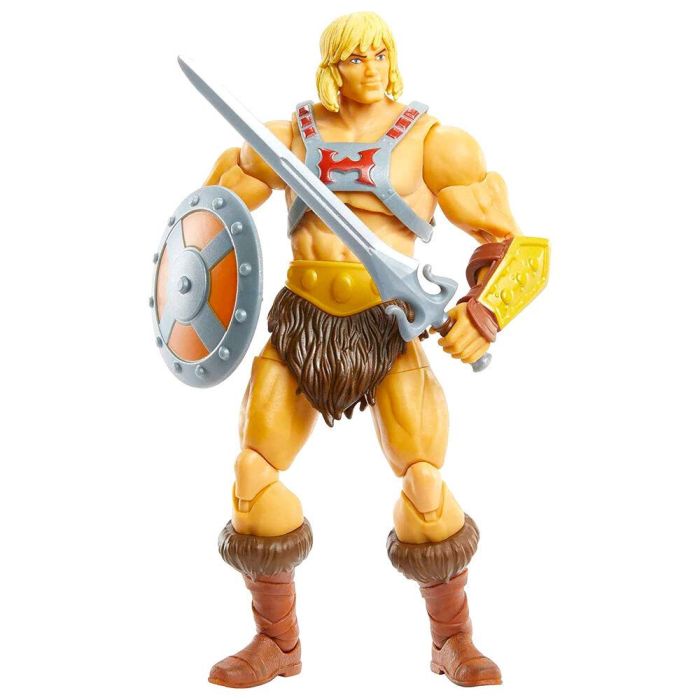Mattel Figura Masters Of The Universe He-Man, Colección Netflix, PVC 18 cm con Arma y Efecto Power Attack 4 Mattel Figura Masters Of The Universe He-Man, Colección Netflix, PVC 18 cm con Arma y Efecto Power Attack 4