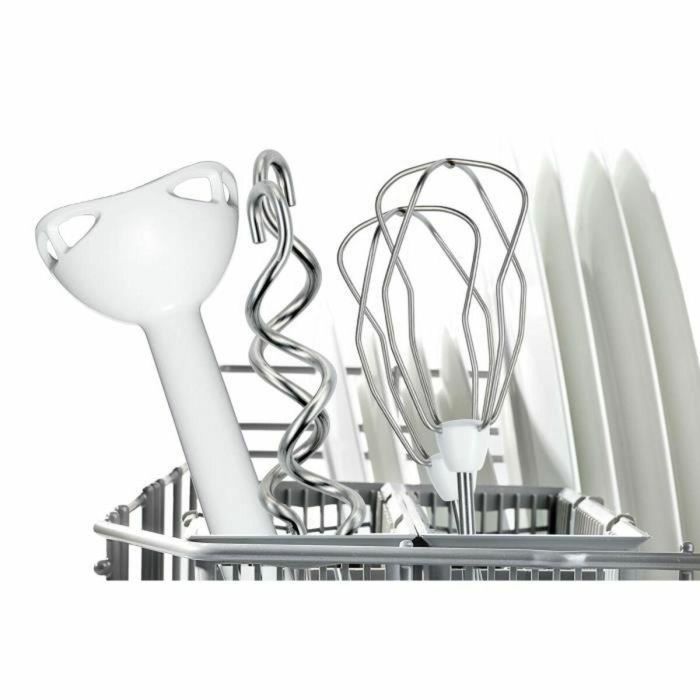 Bosch MFQ36440 Batidora de Mano 450W, 5 velocidades, 2 batidores y 2 ganchos amasadores acero inoxidable, bol graduado con tapa, Blanco/Gris 3 Bosch MFQ36440 Batidora de Mano 450W, 5 velocidades, 2 batidores y 2 ganchos amasadores acero inoxidable, bol graduado con tapa, Blanco/Gris 3