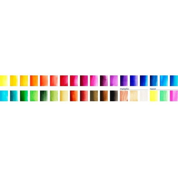 Faber Castell Acuarelas en Pastillas Creative Studio, Colores Surtidos, Estuche 36 Unidades 2 Faber Castell Acuarelas en Pastillas Creative Studio, Colores Surtidos, Estuche 36 Unidades 2